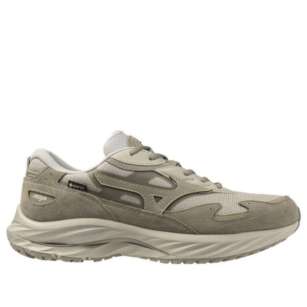 Mizuno Wave Rider Beta Gore-Tex Silver Cloud Vintage Khaki GE Gold