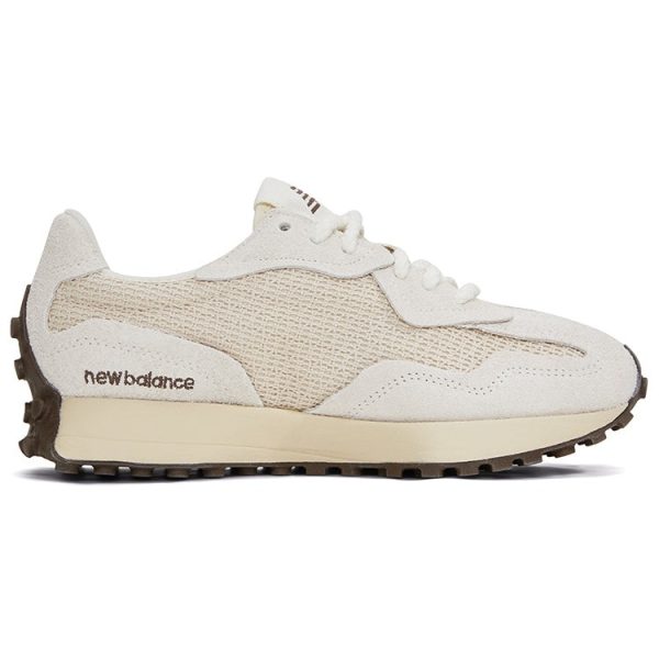 New Balance 327 Cream Brailed