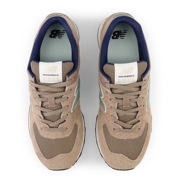 New Balance 574 Brown Grey Navy
