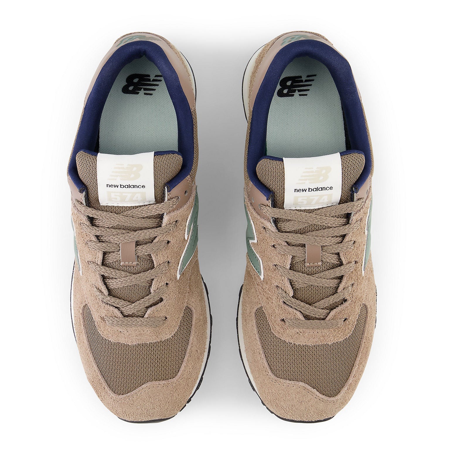 New Balance 574 Brown Grey Navy 4 New Balance 574 Brown Grey Navy