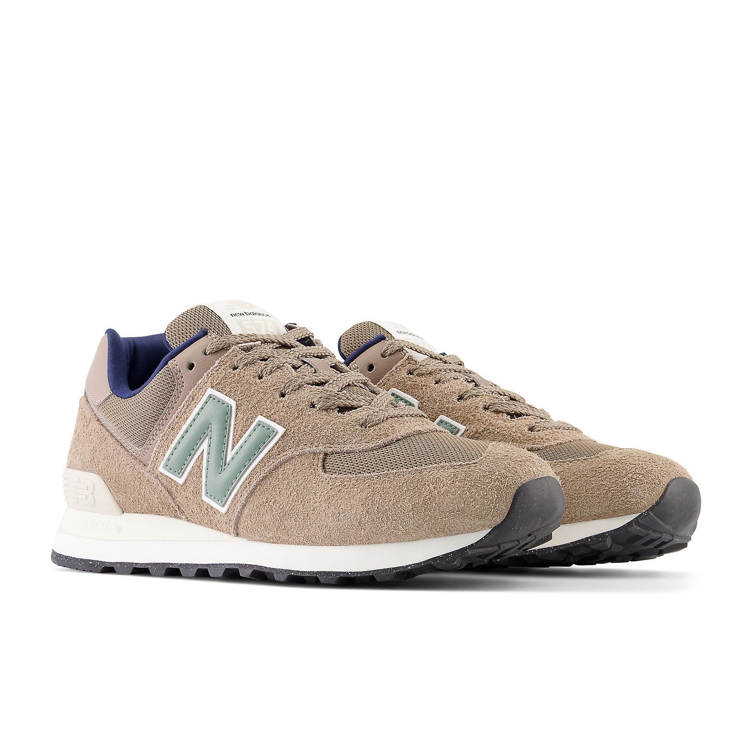 New Balance 574 Brown Grey Navy 5 New Balance 574 Brown Grey Navy