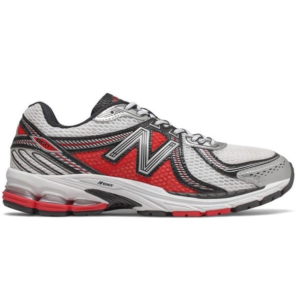 New Balance 860v2 White Silver Red