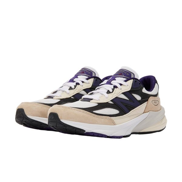 New Balance 990v6 MiUSA Teddy Santis White Black Plum