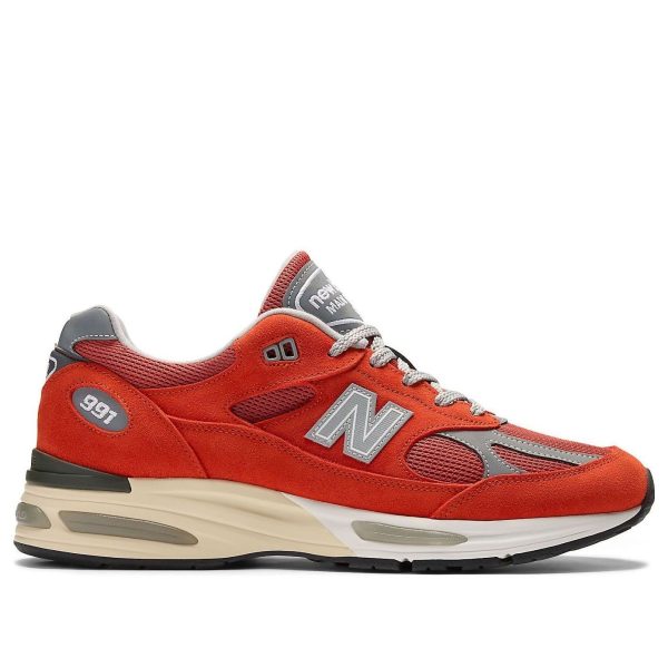 New Balance 991v2 MiUK Grenadine Fire Whirl