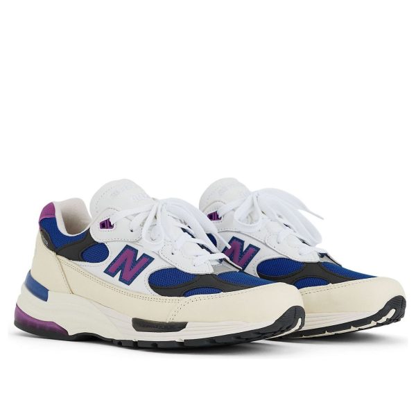 New Balance 992 MiUSA White Royal Purple Fuchsia