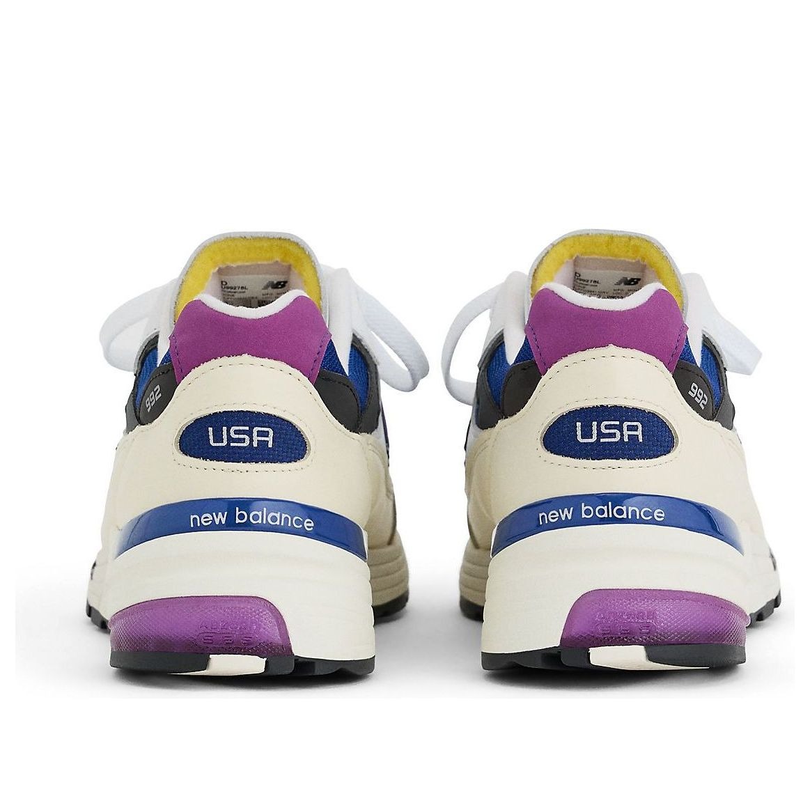 New Balance 992 MiUSA White Royal Purple Fuchsia 5 New Balance 992 MiUSA White Royal Purple Fuchsia