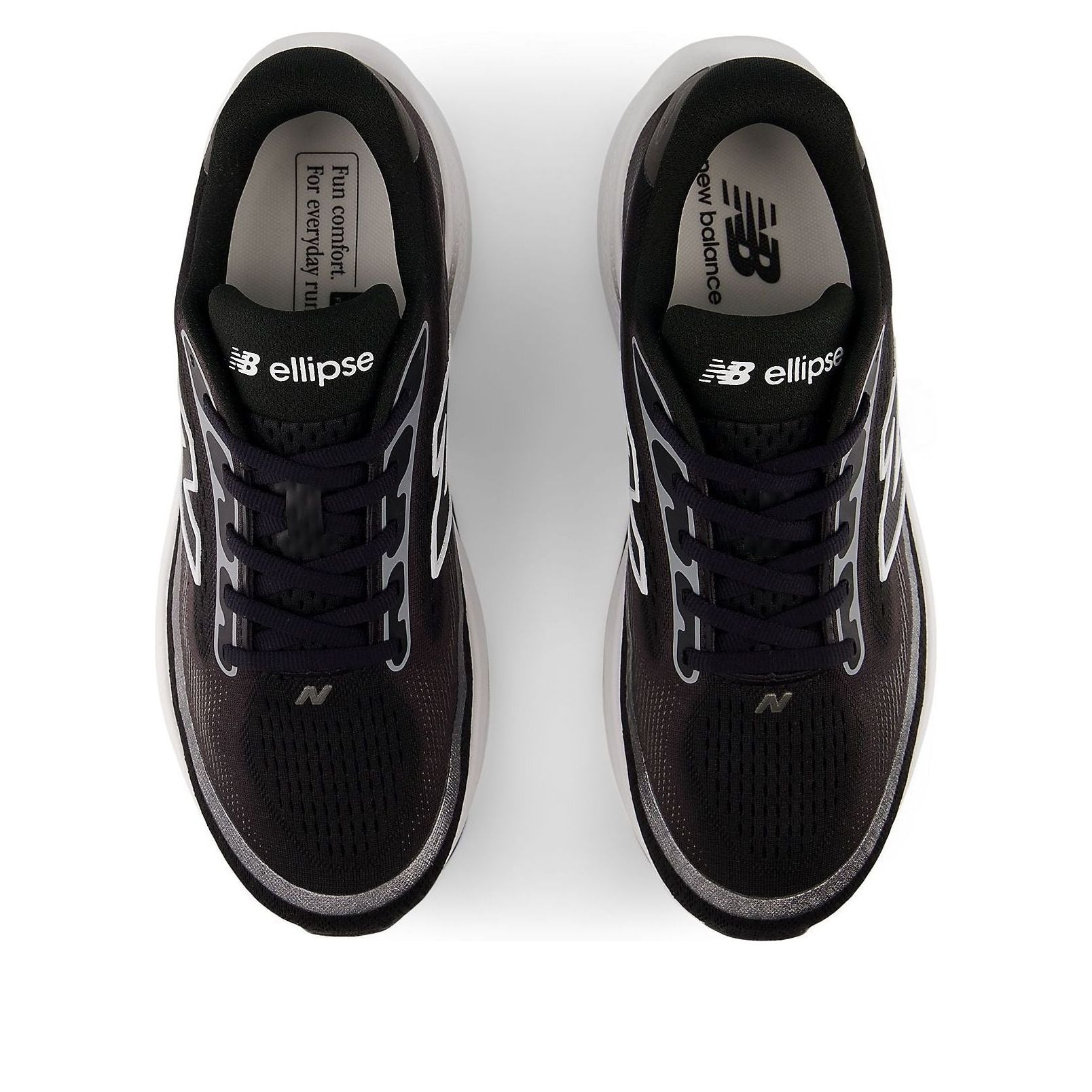 New Balance Ellipse V1 Black White (Womens) 5 New Balance Ellipse V1 Black White (Womens)