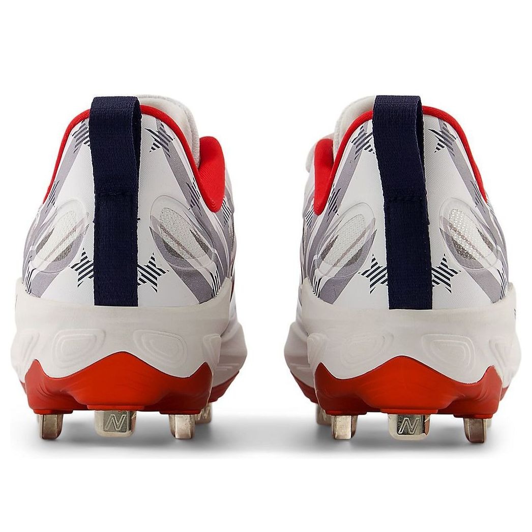 New Balance Fresh Foam X Velo v4 International Baseball Pack White Red (Womens) 8 New Balance Fresh Foam X Velo v4 International Baseball Pack White Red (Womens)