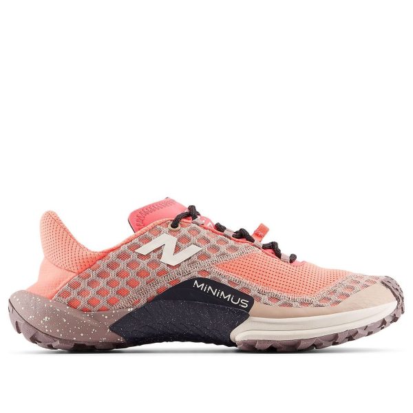 New Balance Minimus Trail Urgent Red Flat Taupe Bisque