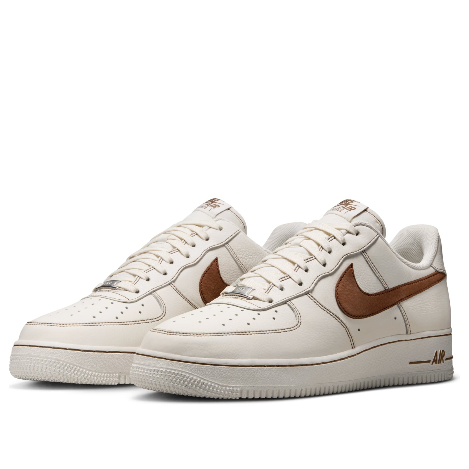Nike Air Force 1 Low 07 LV8 Ivory Saddle Brown 6 Nike Air Force 1 Low 07 LV8 Ivory Saddle Brown
