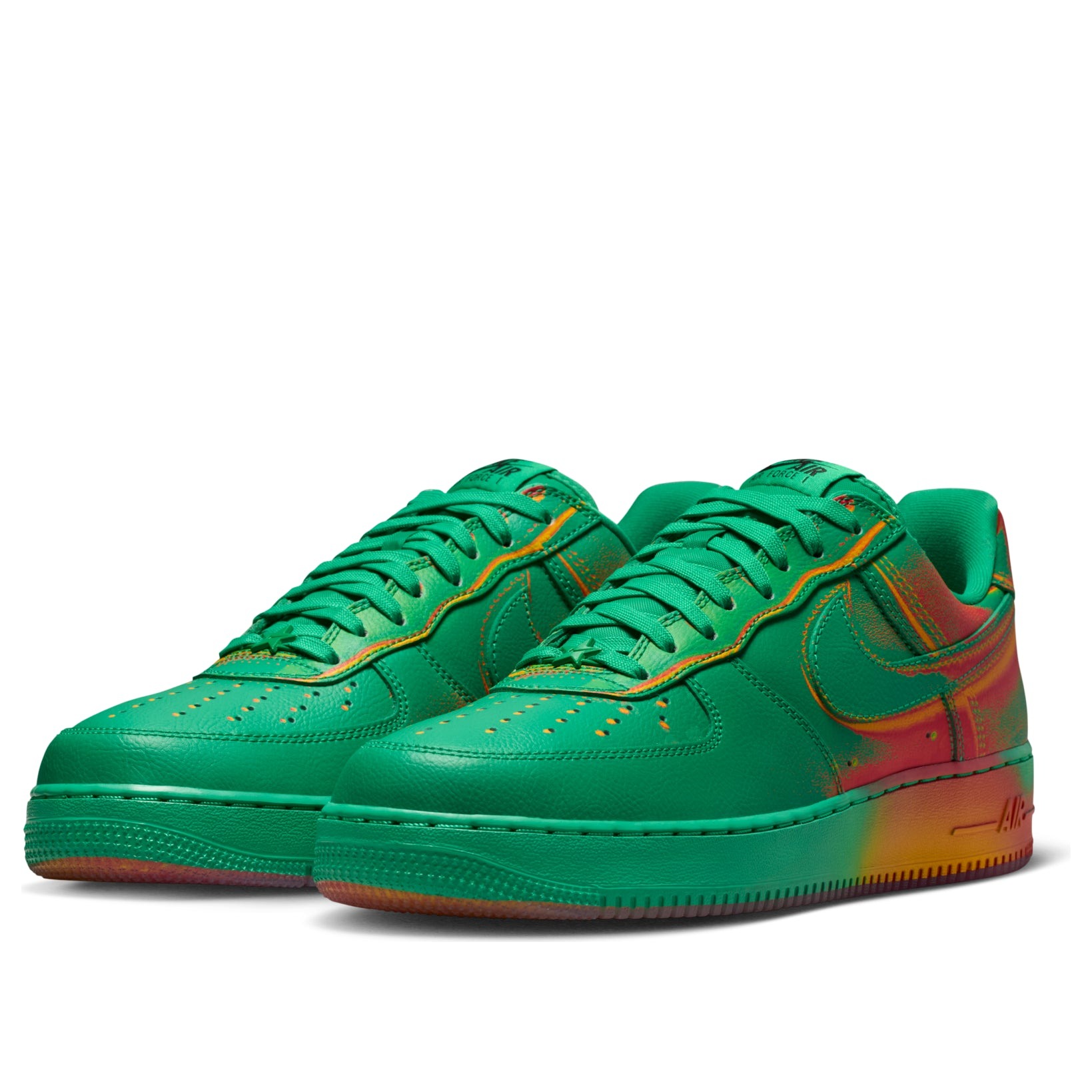 Nike Air Force 1 Low 07 Stadium Green Crimson 6 Nike Air Force 1 Low 07 Stadium Green Crimson