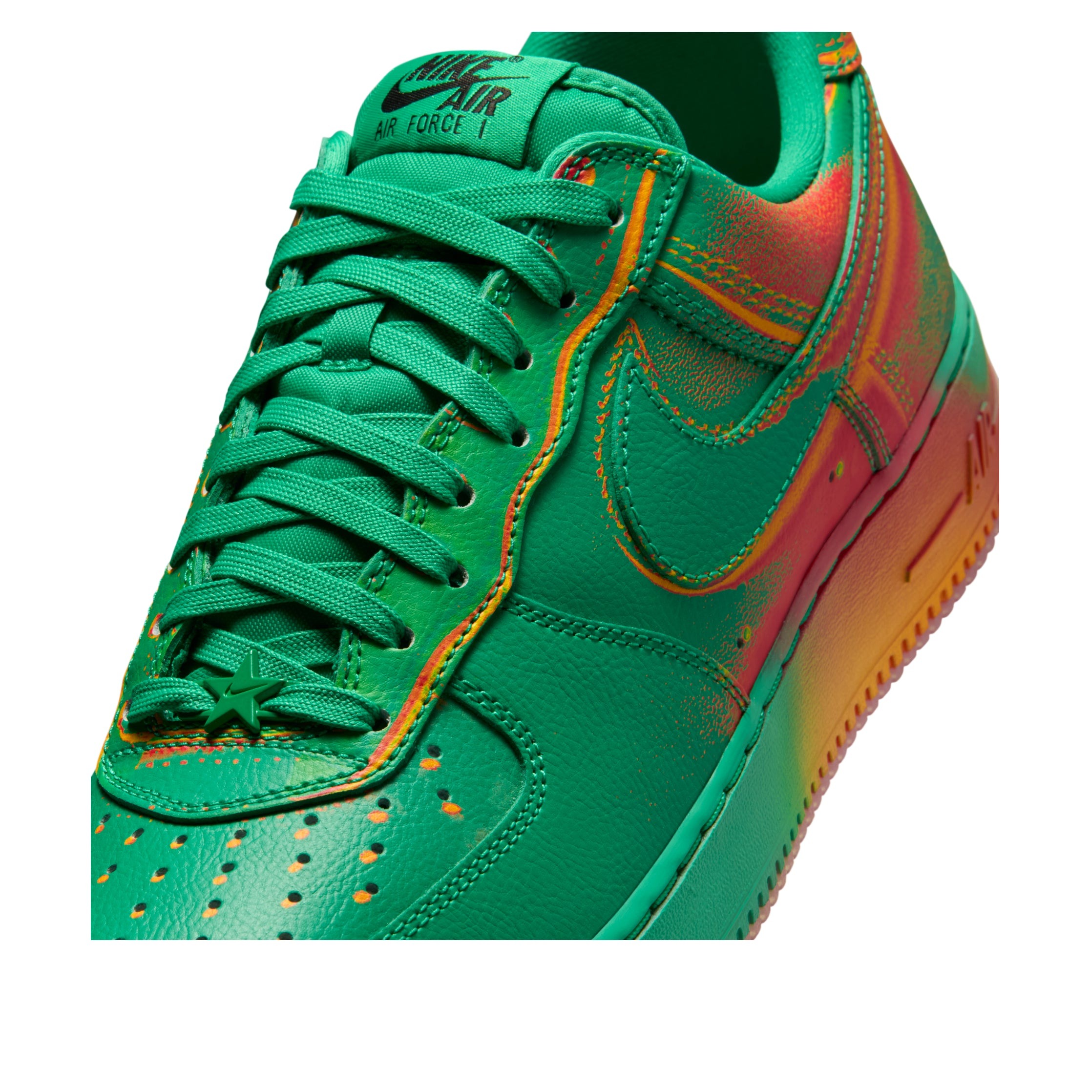 Nike Air Force 1 Low 07 Stadium Green Crimson 7 Nike Air Force 1 Low 07 Stadium Green Crimson