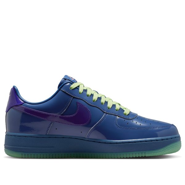 Nike Air Force 1 Low Patent Leather Mystic Navy Grape Ice
