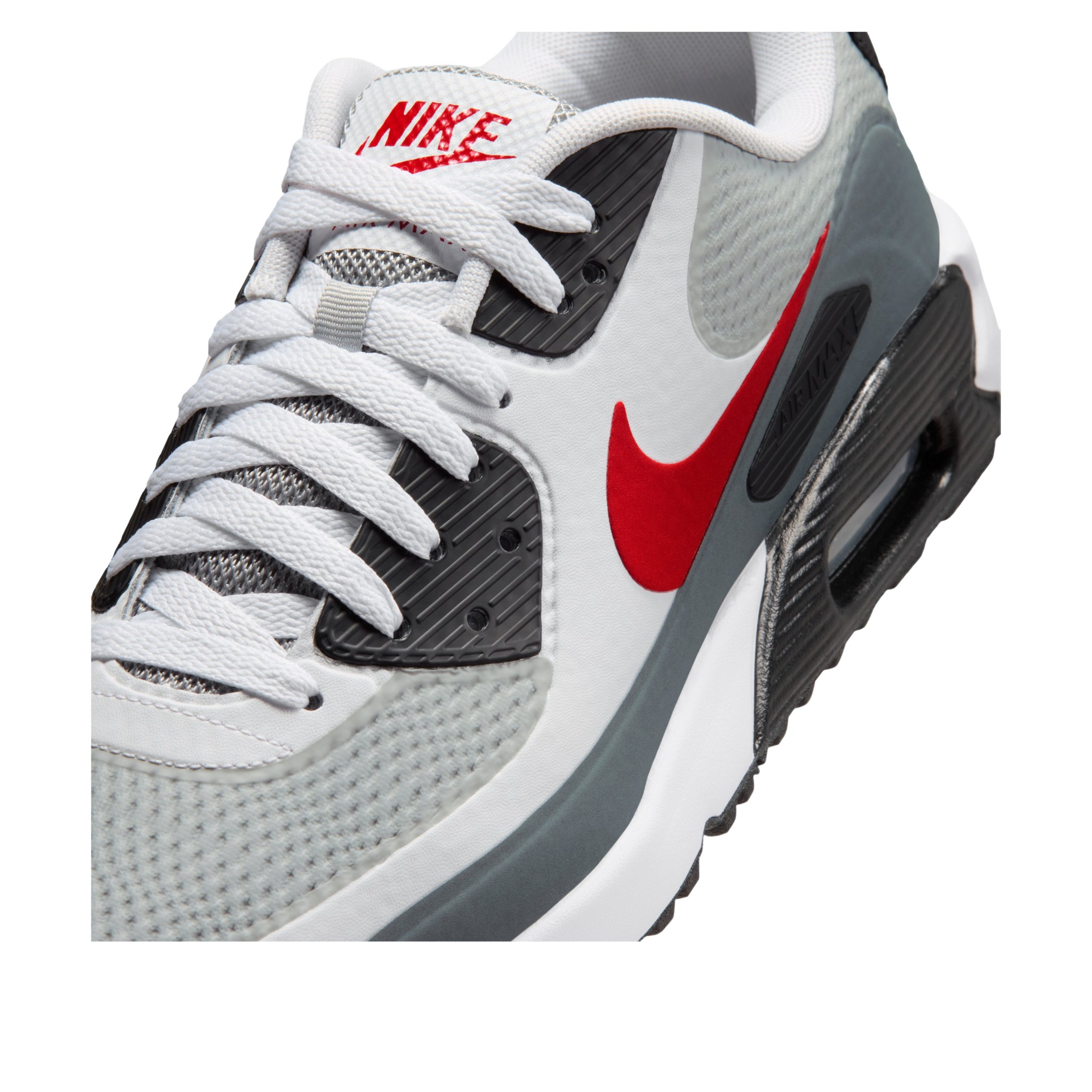Nike Air Max 90 Golf White Light Smoke Grey Red 7 Nike Air Max 90 Golf White Light Smoke Grey Red
