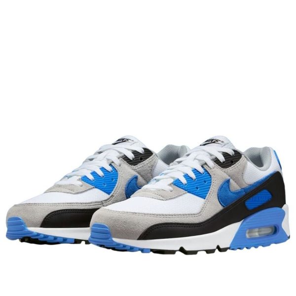 Nike Air Max 90 White Blue Crystal