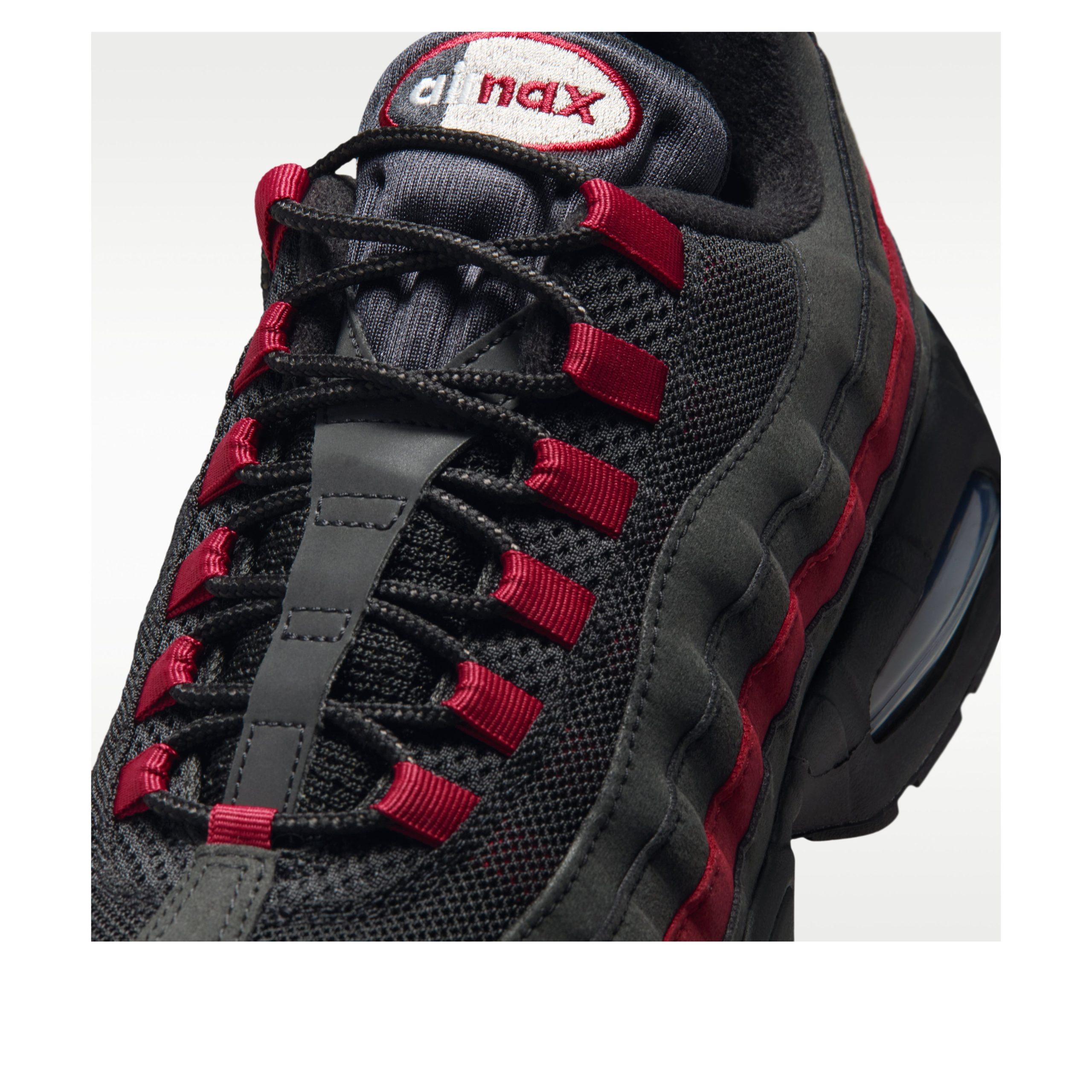 Nike Air Max 95 OG Big Bubble Black Crimson Grey 7 Nike Air Max 95 OG Big Bubble Black Crimson Grey