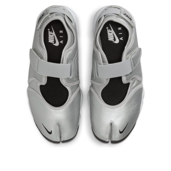 Nike Air Rift Leather Metallic Silver Sail (Womens)