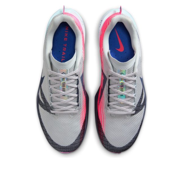 Nike ReactX Terra Kiger 10 Platinum Sapphire Glacier Blue Navy