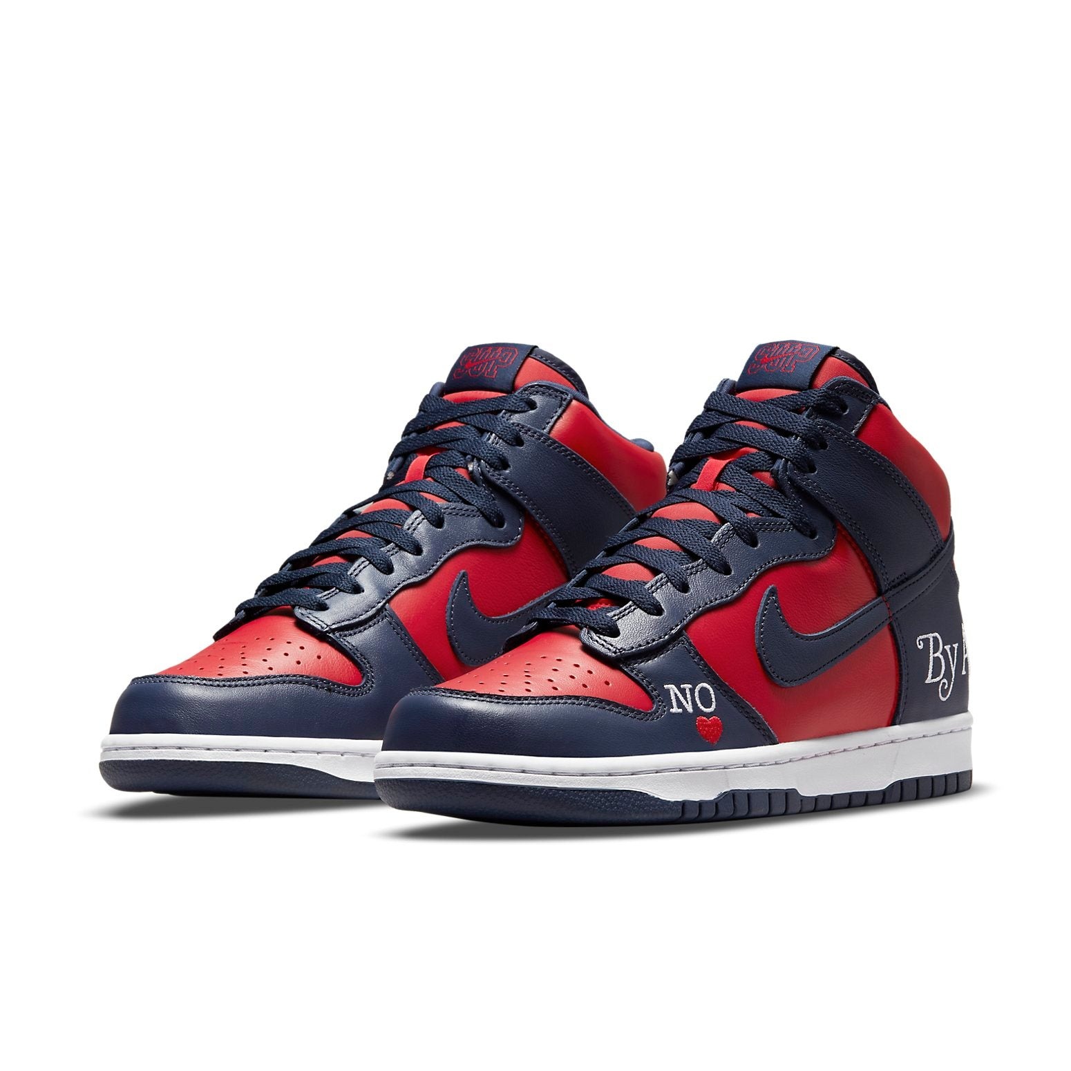 Nike SB Dunk High Supreme By Any Means Navy 5 Nike SB Dunk High Supreme By Any Means Navy