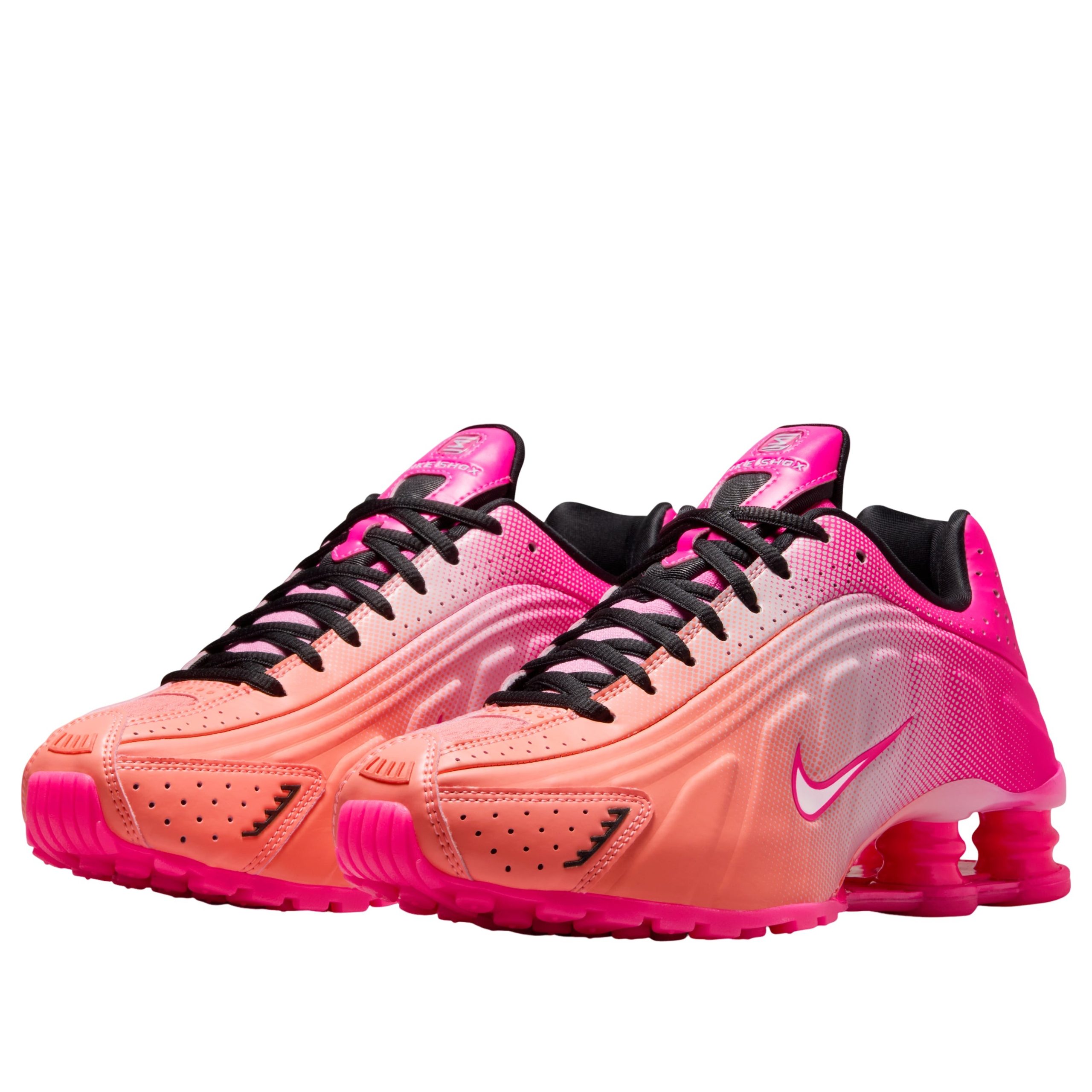 Nike Shox R4 AB Hyper Pink Black (Womens) 6 Nike Shox R4 AB Hyper Pink Black (Womens)