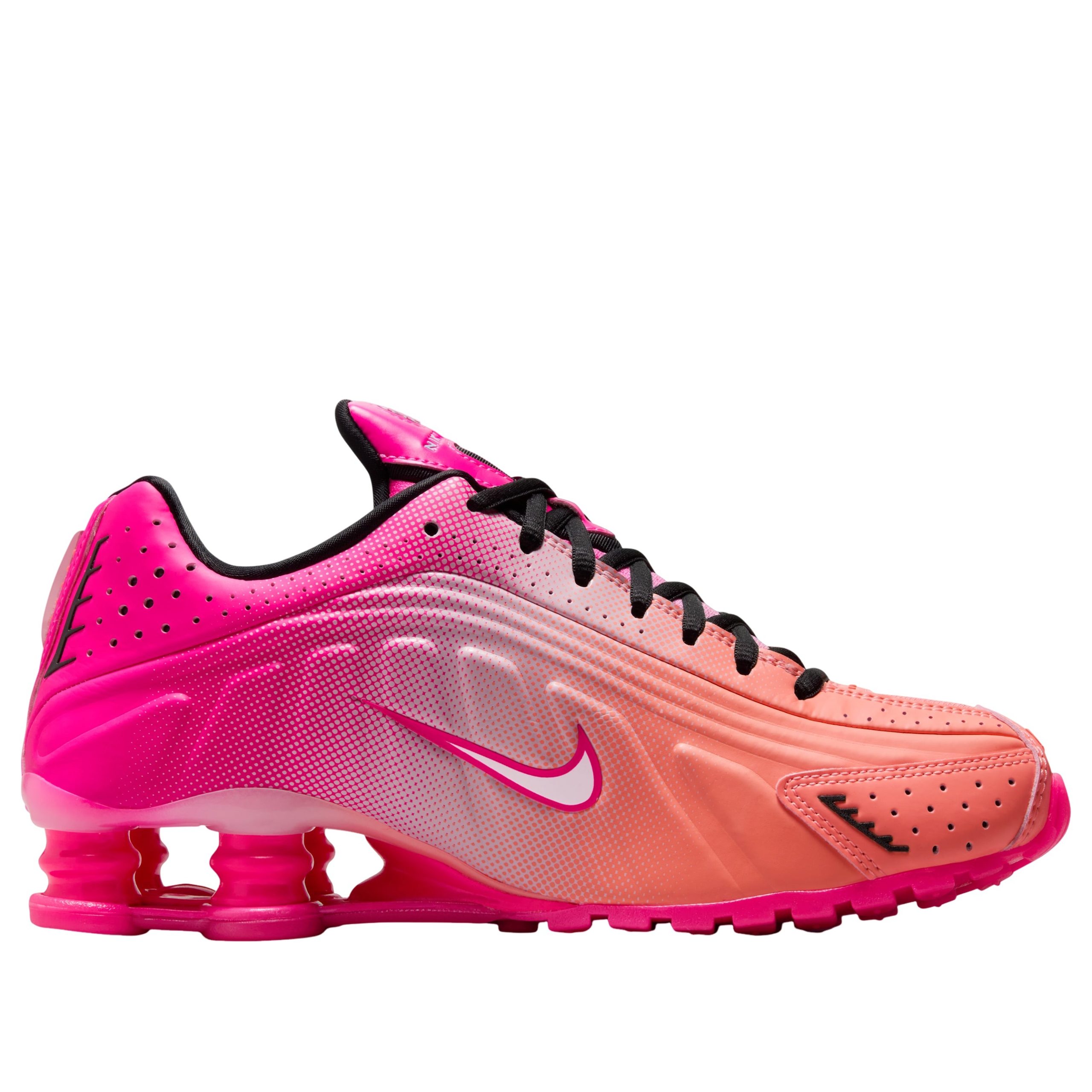 Nike Shox R4 AB Hyper Pink Black (Womens) 8 Nike Shox R4 AB Hyper Pink Black (Womens)