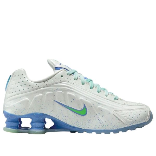 Nike Shox R4 AB White Green Strike Royal Pulse (Womens)
