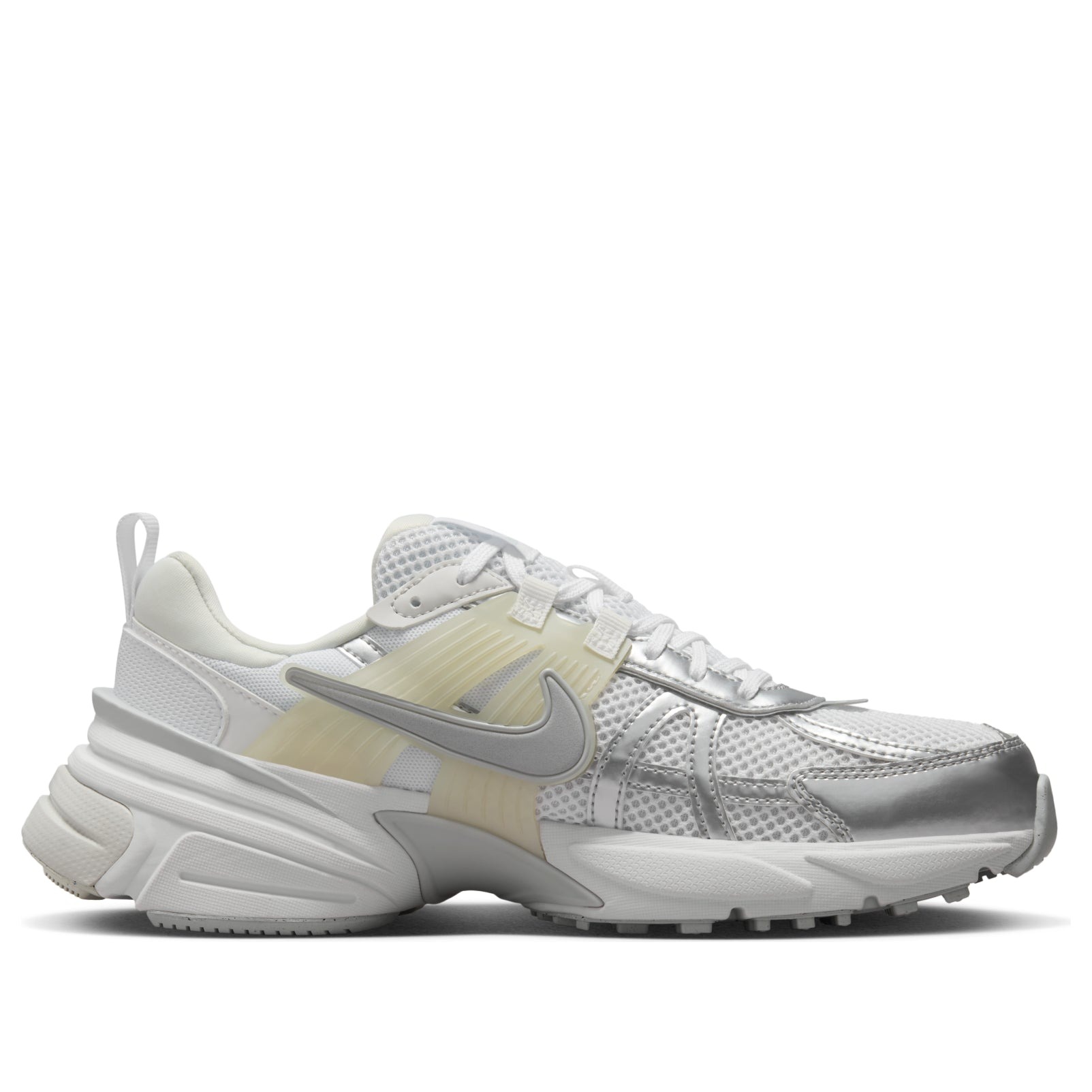 Nike V2K Run Metallic Silver White (Womens) 4 Nike V2K Run Metallic Silver White (Womens)