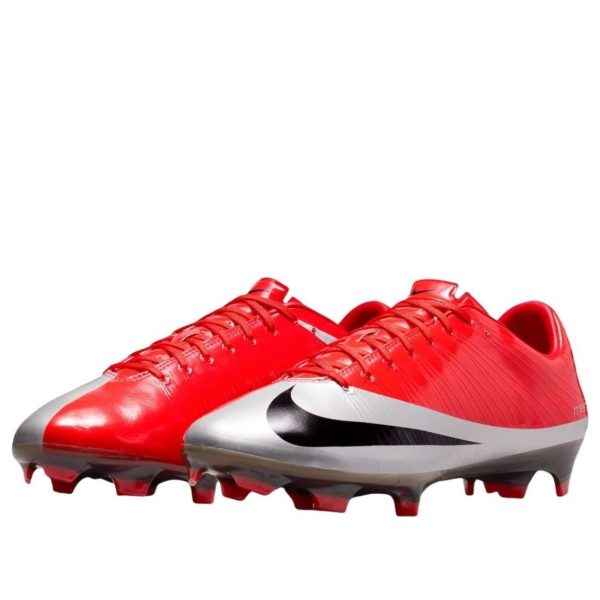 Nike Zoom Mercurial Vapor Superfly 1 RGN FG SE CR7 Max Orange Metallic Silver