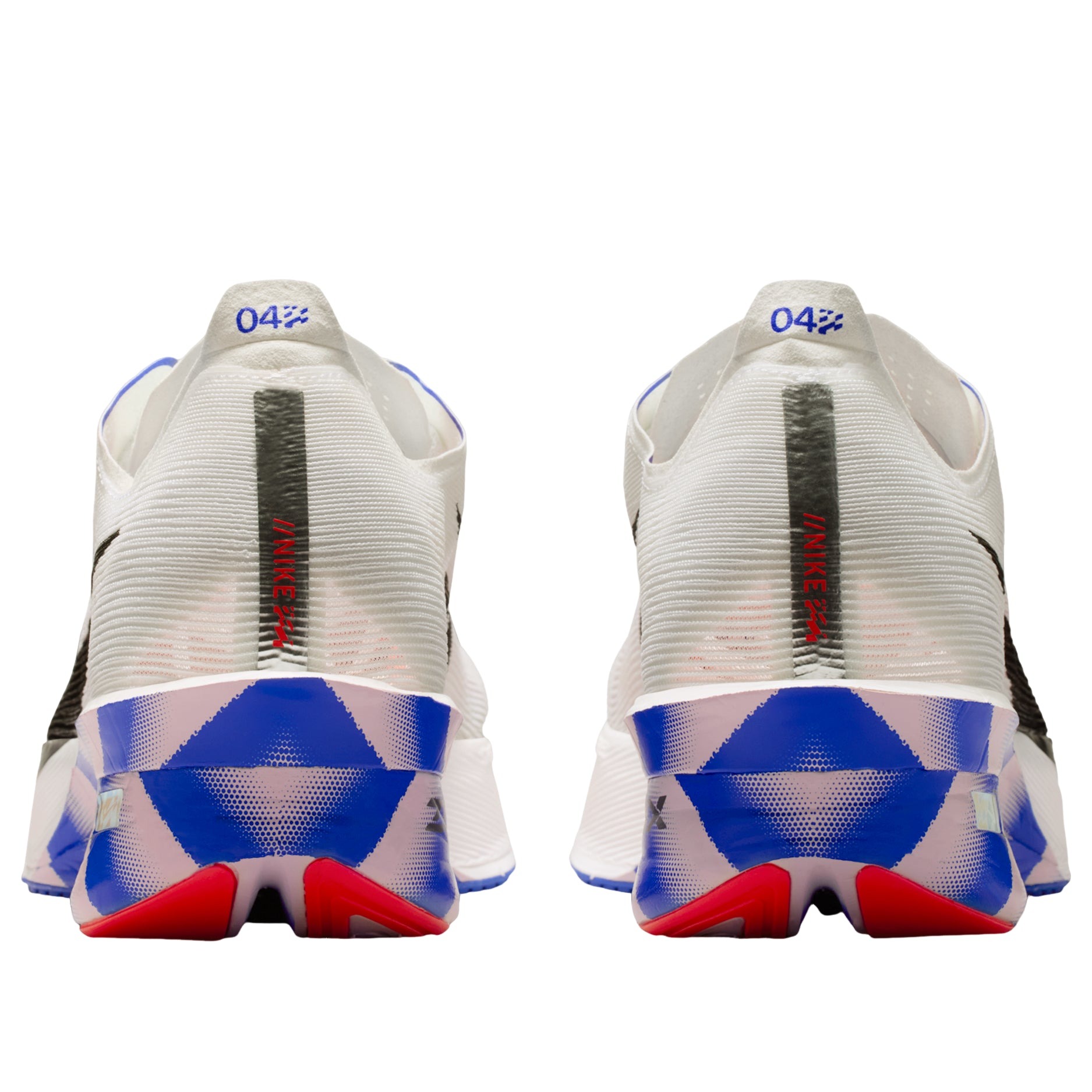Nike ZoomX Vaporfly Next% 4 CM White Racer Blue 5 Nike ZoomX Vaporfly Next% 4 CM White Racer Blue
