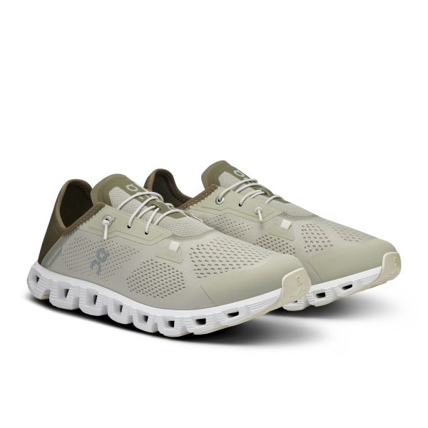On Running Cloud 5 Coast Chalk Olive