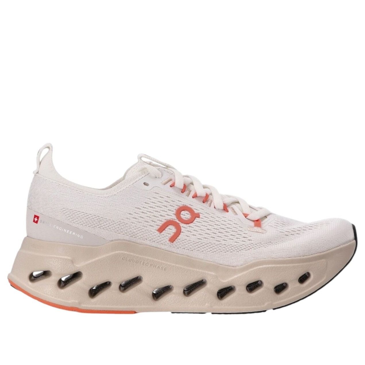 On Running Cloudsurfer Max Ivory Salmon (Womens) 4 On Running Cloudsurfer Max Ivory Salmon (Womens)