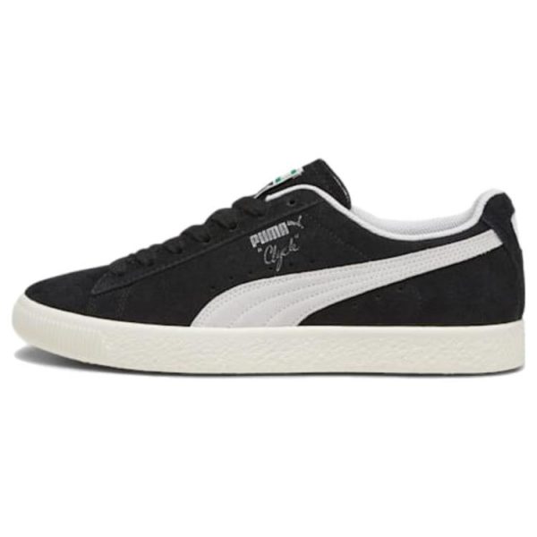 Puma Clyde Hairy Suede Puma Black Frosted Ivory
