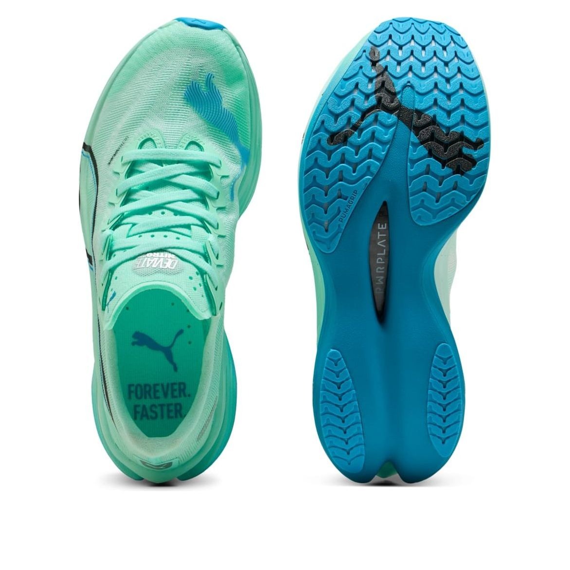 Puma Deviate Nitro Elite 3 Mint Melt Speed Blue (Womens) 7 Puma Deviate Nitro Elite 3 Mint Melt Speed Blue (Womens)