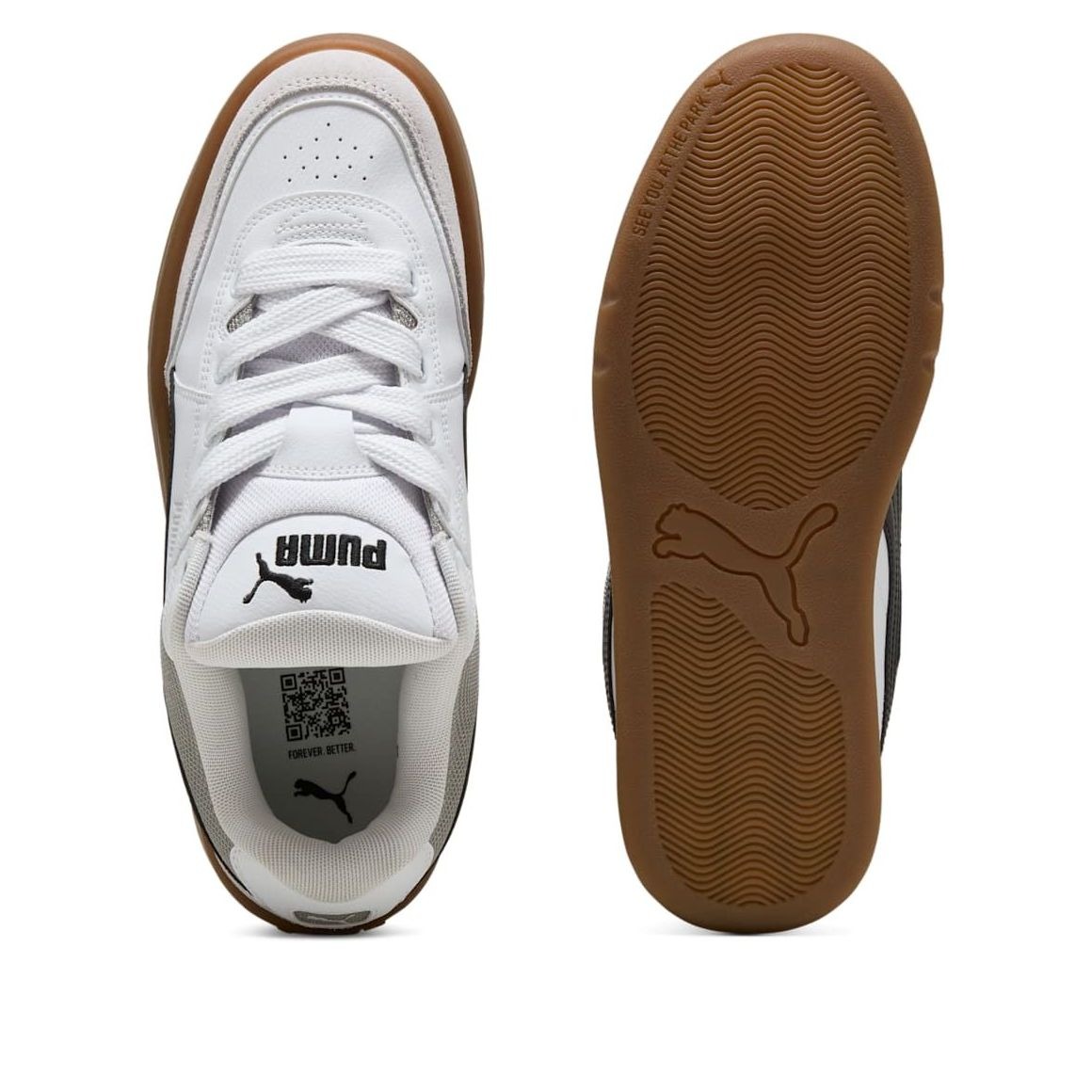 Puma Park Lifestyle SK8 White Black Feather Gray 7 Puma Park Lifestyle SK8 White Black Feather Gray