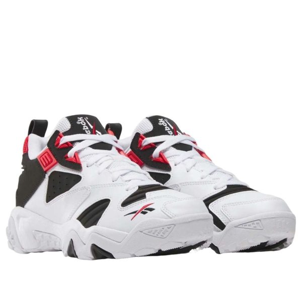 Reebok Brutus Low White Black Vector Red