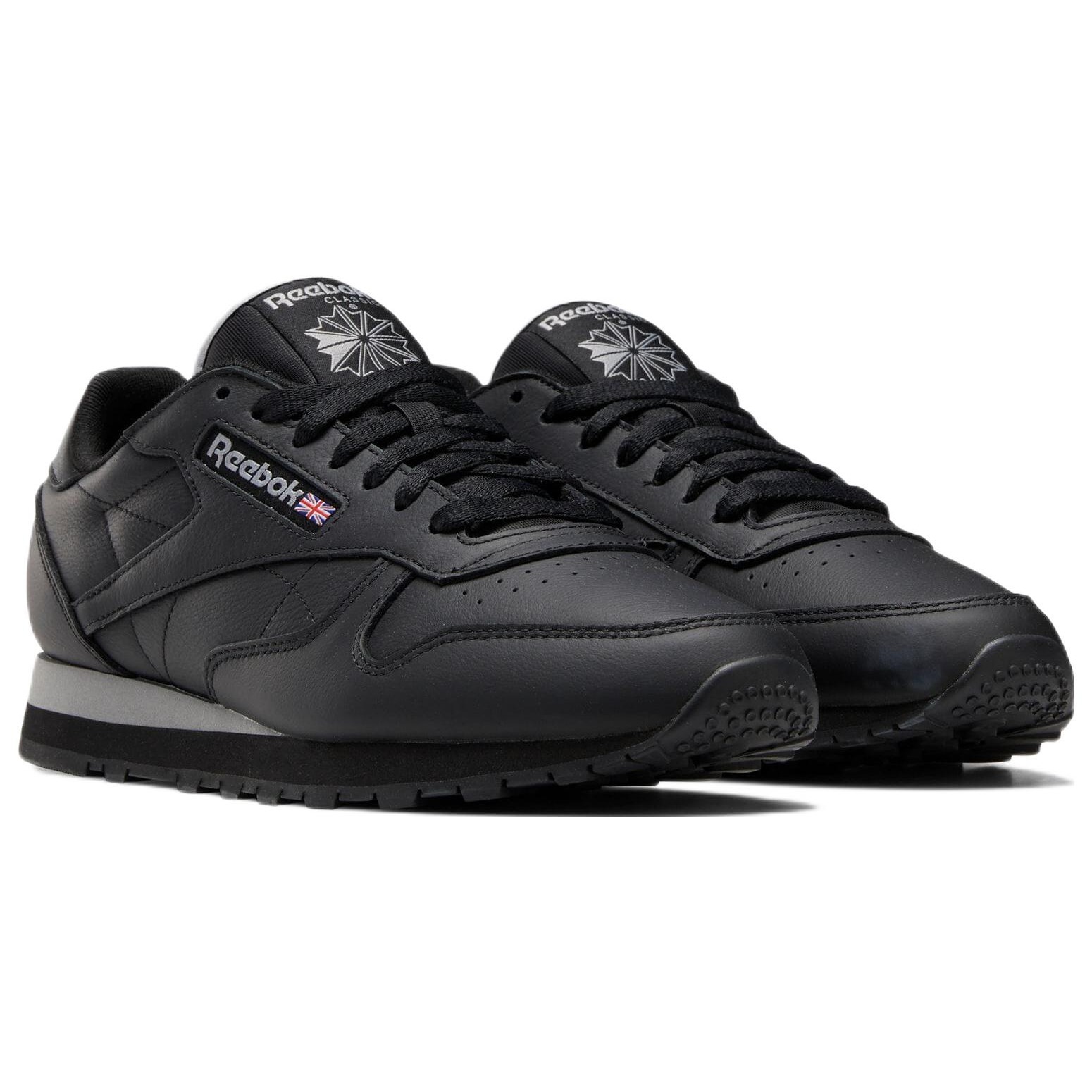 Reebok Classic Leather Core Black Pure Grey 4 5 Reebok Classic Leather Core Black Pure Grey 4