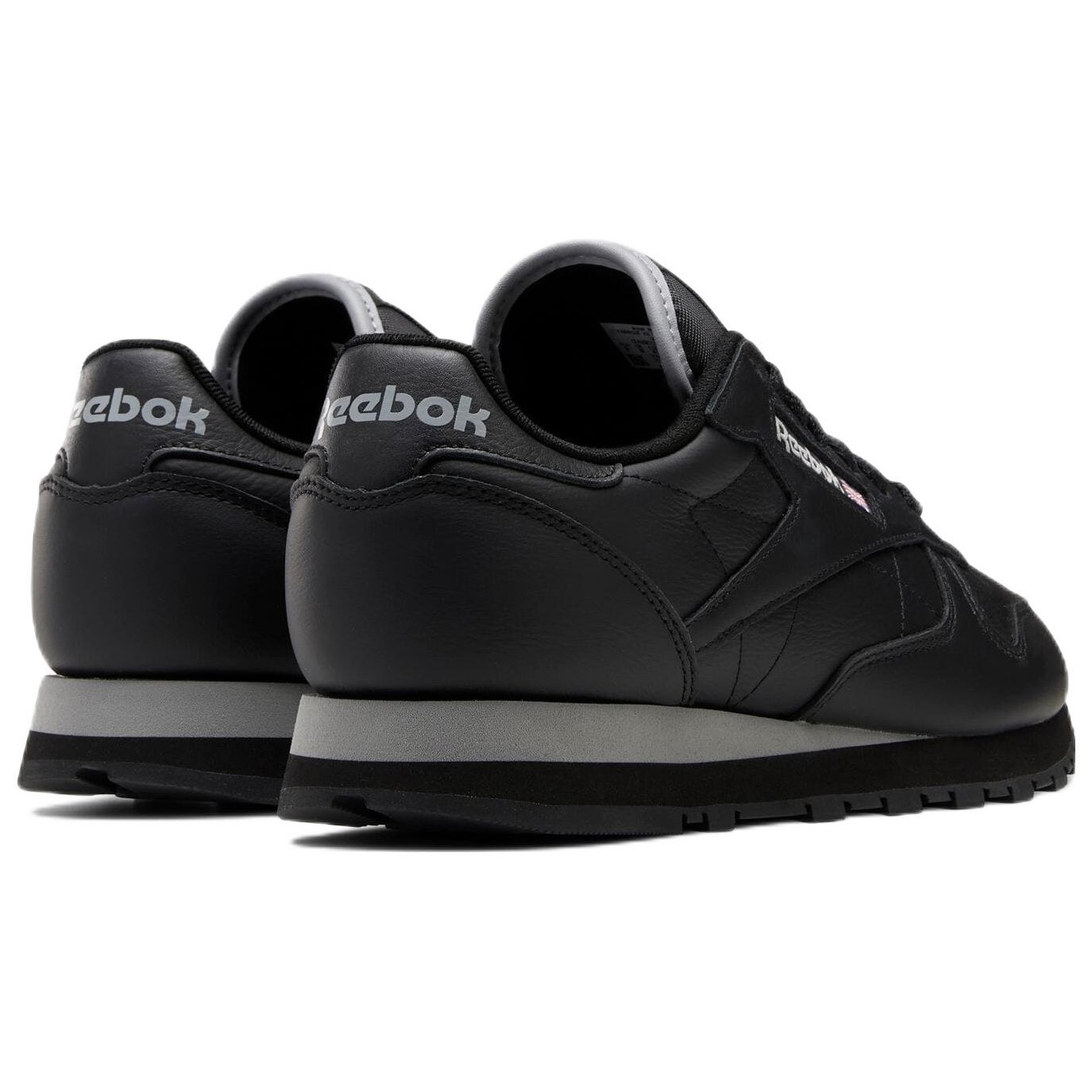 Reebok Classic Leather Core Black Pure Grey 4 7 Reebok Classic Leather Core Black Pure Grey 4