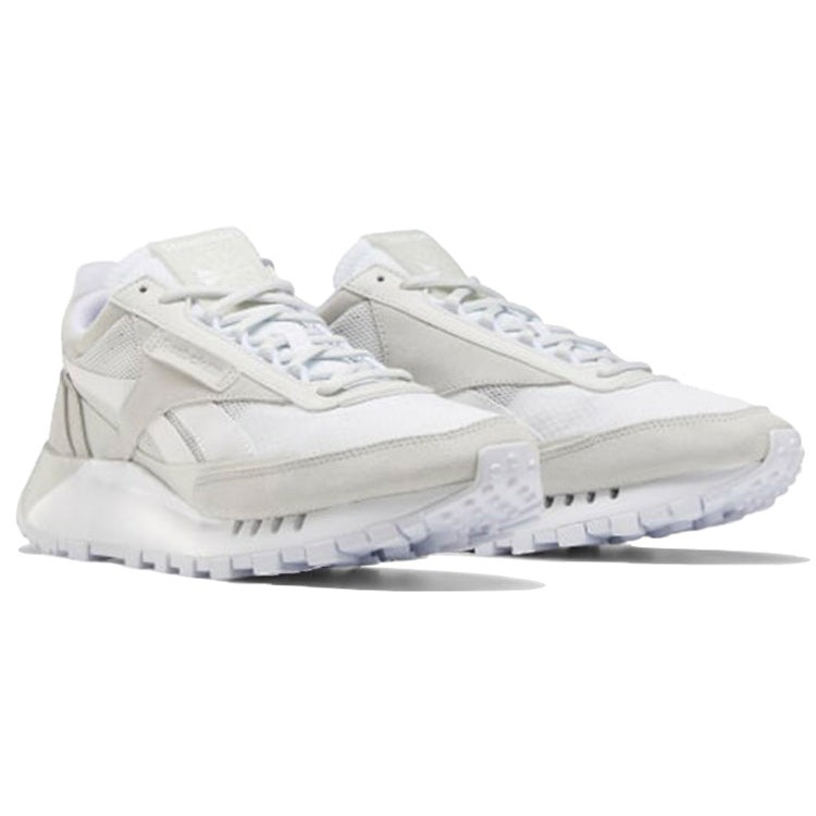 Reebok Classic Leather Legacy White Grey 5 Reebok Classic Leather Legacy White Grey