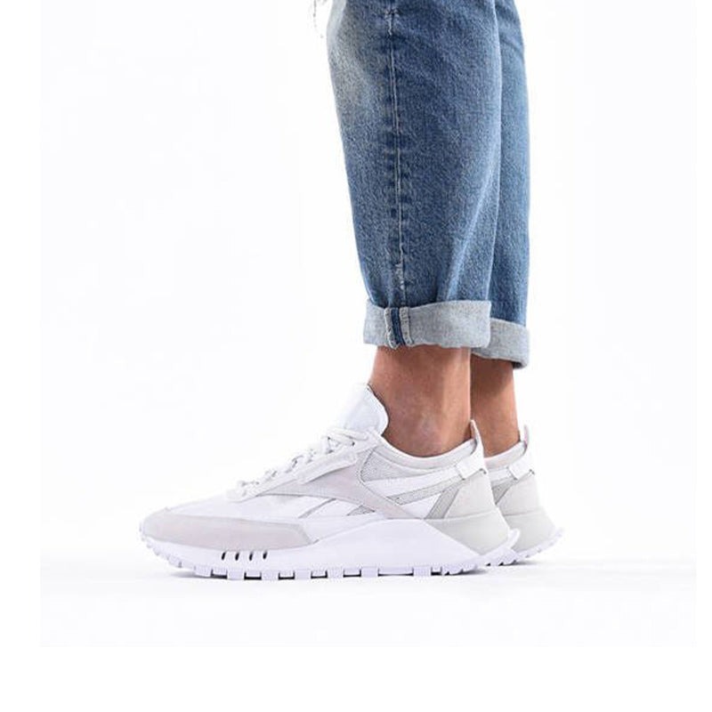 Reebok Classic Leather Legacy White Grey 9 Reebok Classic Leather Legacy White Grey