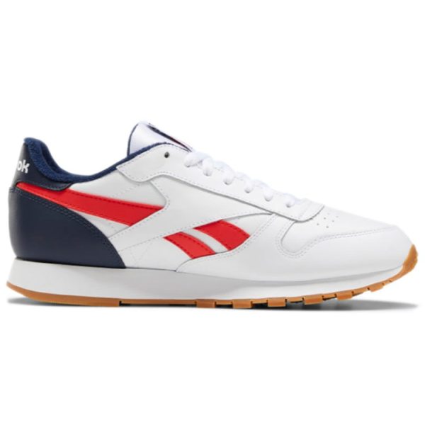 Reebok Classic Leather MU White Navy Radiant Red