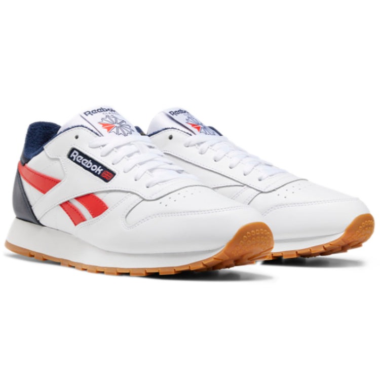 Reebok Classic Leather MU White Navy Radiant Red 5 Reebok Classic Leather MU White Navy Radiant Red