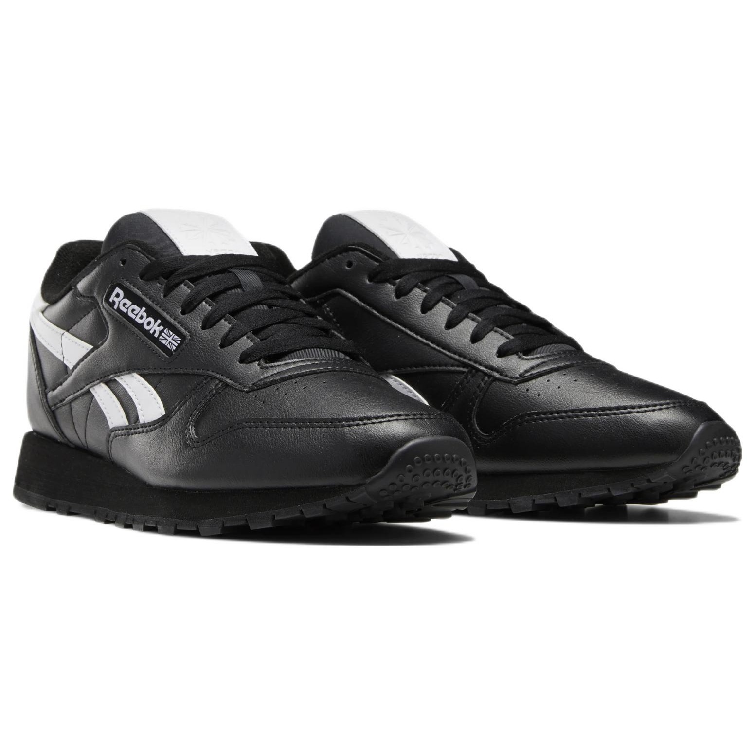 Reebok Classic Leather Vegan Black White 5 Reebok Classic Leather Vegan Black White