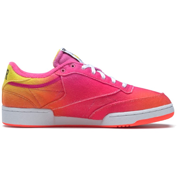 Reebok Club C 85 Daniel Moon Atomic Pink Alert Yellow 4 Reebok Club C 85 Daniel Moon Atomic Pink Alert Yellow