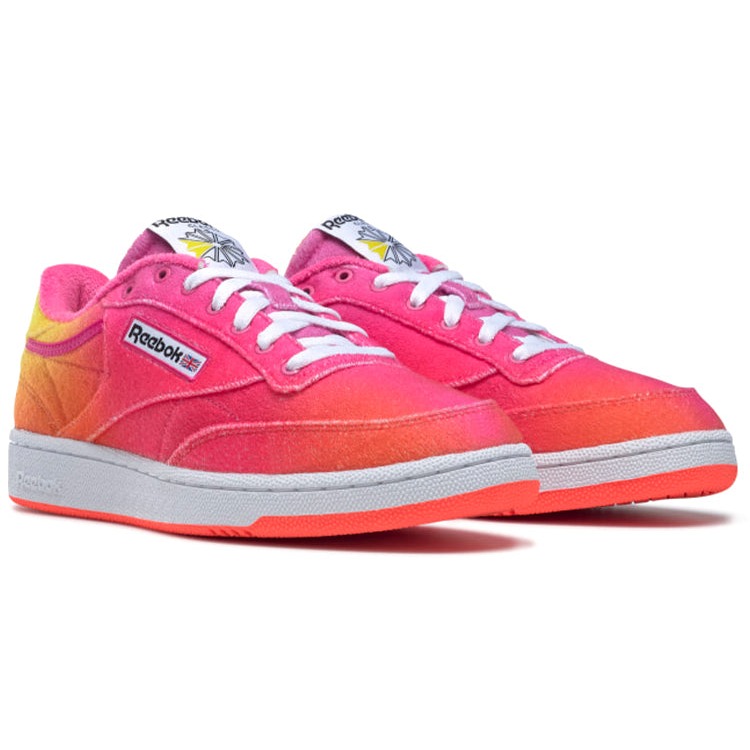 Reebok Club C 85 Daniel Moon Atomic Pink Alert Yellow 5 Reebok Club C 85 Daniel Moon Atomic Pink Alert Yellow
