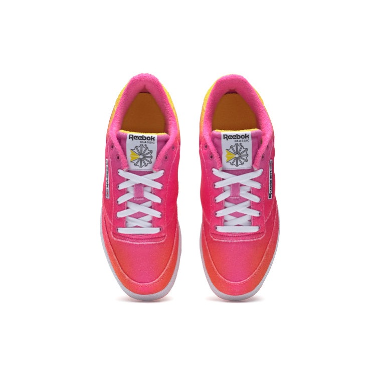 Reebok Club C 85 Daniel Moon Atomic Pink Alert Yellow 6 Reebok Club C 85 Daniel Moon Atomic Pink Alert Yellow