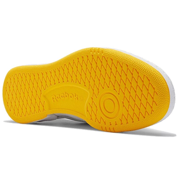 Reebok Club C 85 Eric Emanuel White Purple Yellow 7 Reebok Club C 85 Eric Emanuel White Purple Yellow