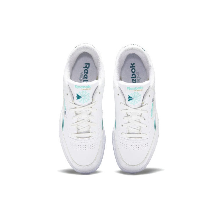 Reebok Club C 85 Vegan White Mint Pine 7 Reebok Club C 85 Vegan White Mint Pine