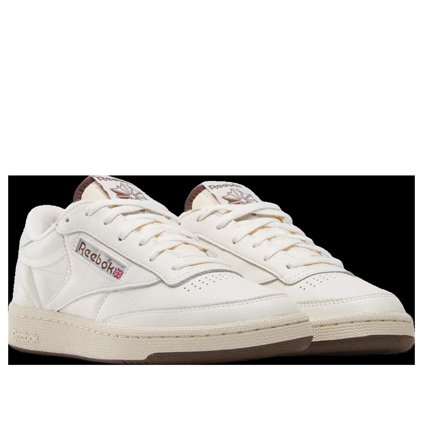 Reebok Club C 85 Vintage Chalk Paper White Brush Brown 4 Reebok Club C 85 Vintage Chalk Paper White Brush Brown