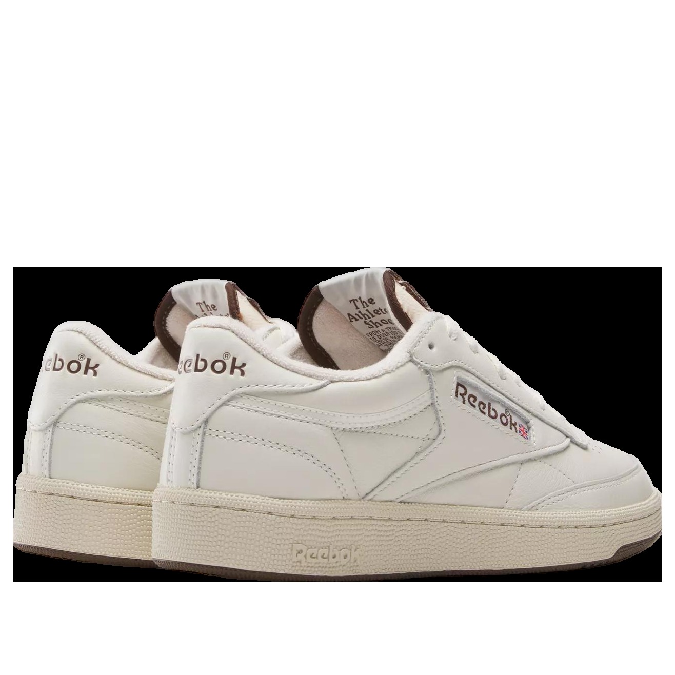 Reebok Club C 85 Vintage Chalk Paper White Brush Brown 5 Reebok Club C 85 Vintage Chalk Paper White Brush Brown