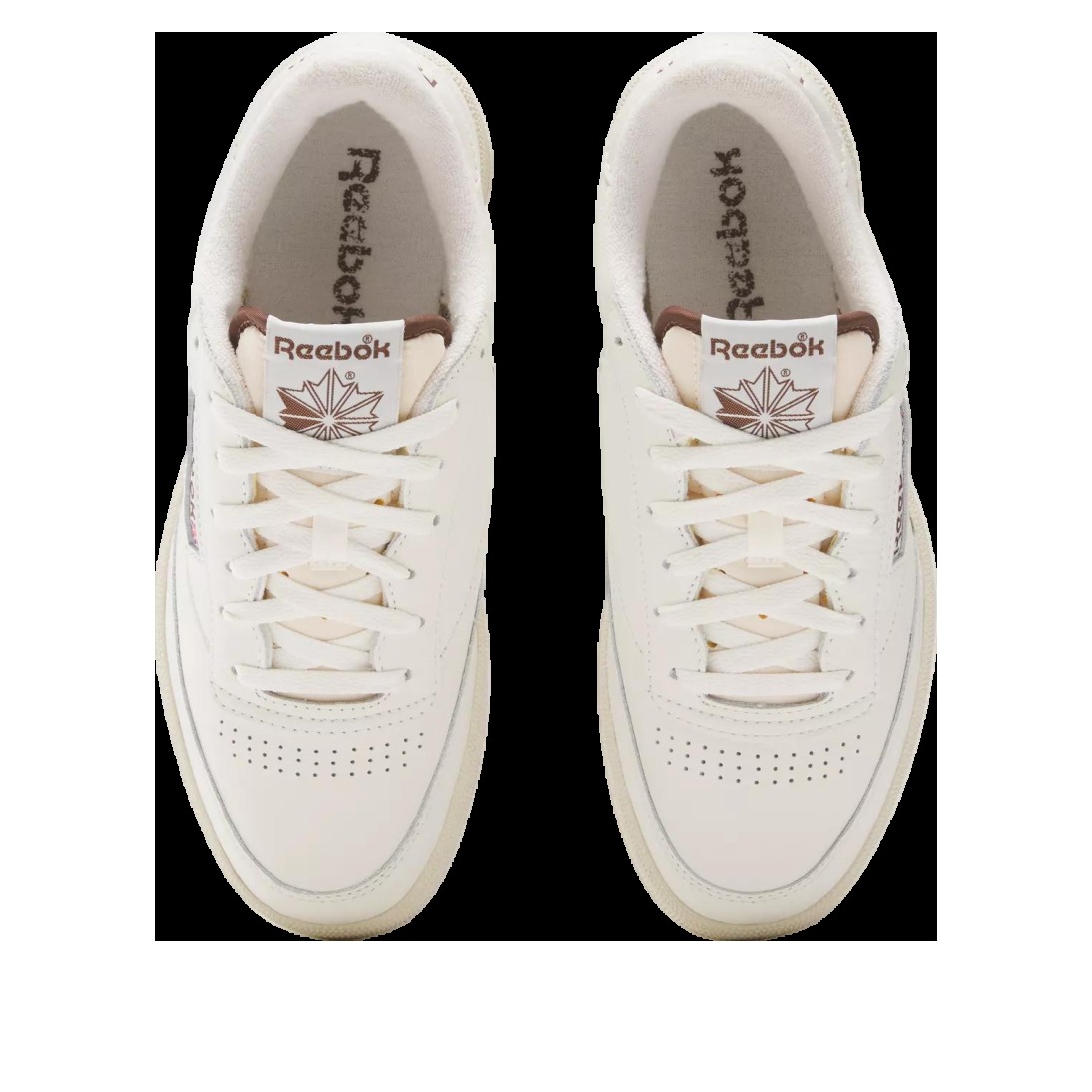 Reebok Club C 85 Vintage Chalk Paper White Brush Brown 6 Reebok Club C 85 Vintage Chalk Paper White Brush Brown